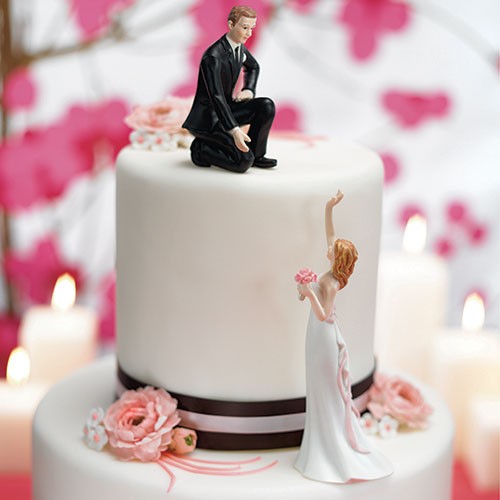 Figura de pastel para boda Toma mi mano