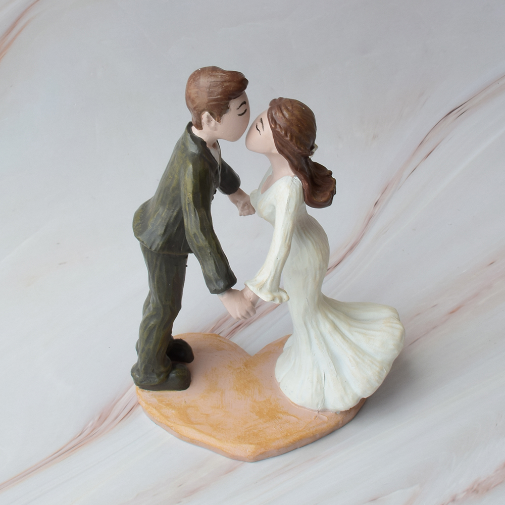 Figura para Pastel de Boda, Porcelana, Dulce Beso