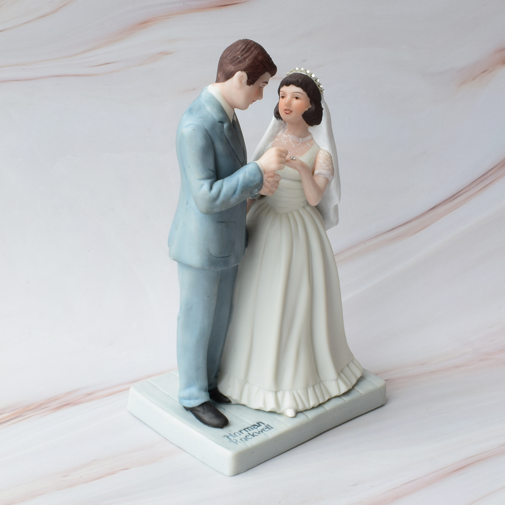 Muñecos para Pastel de Boda, Porcelana, Clásica, Propuesta de Amor