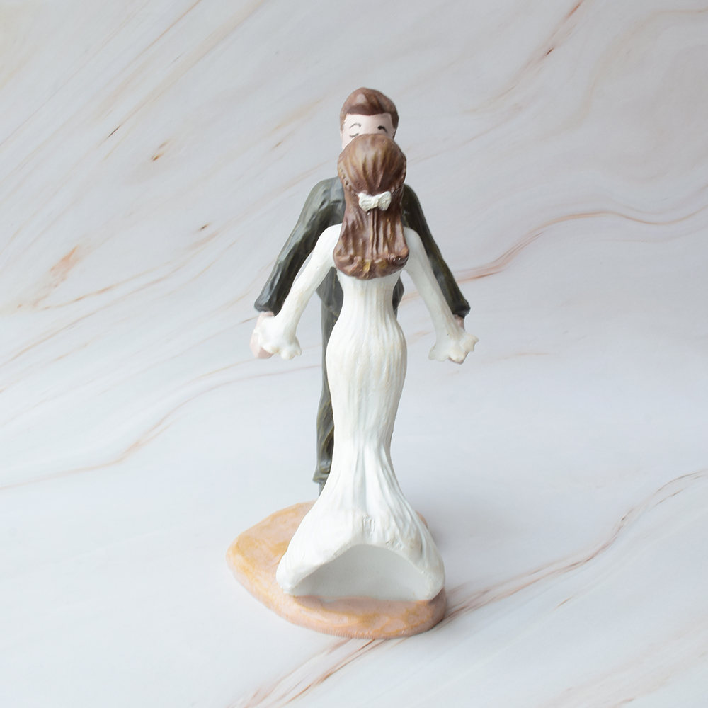 Figura para Pastel de Boda, Porcelana, Dulce Beso