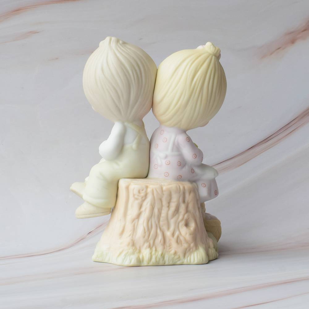 Figura para Pastel de Boda, Precious Moments, Porcelana, Flechazo de Amor