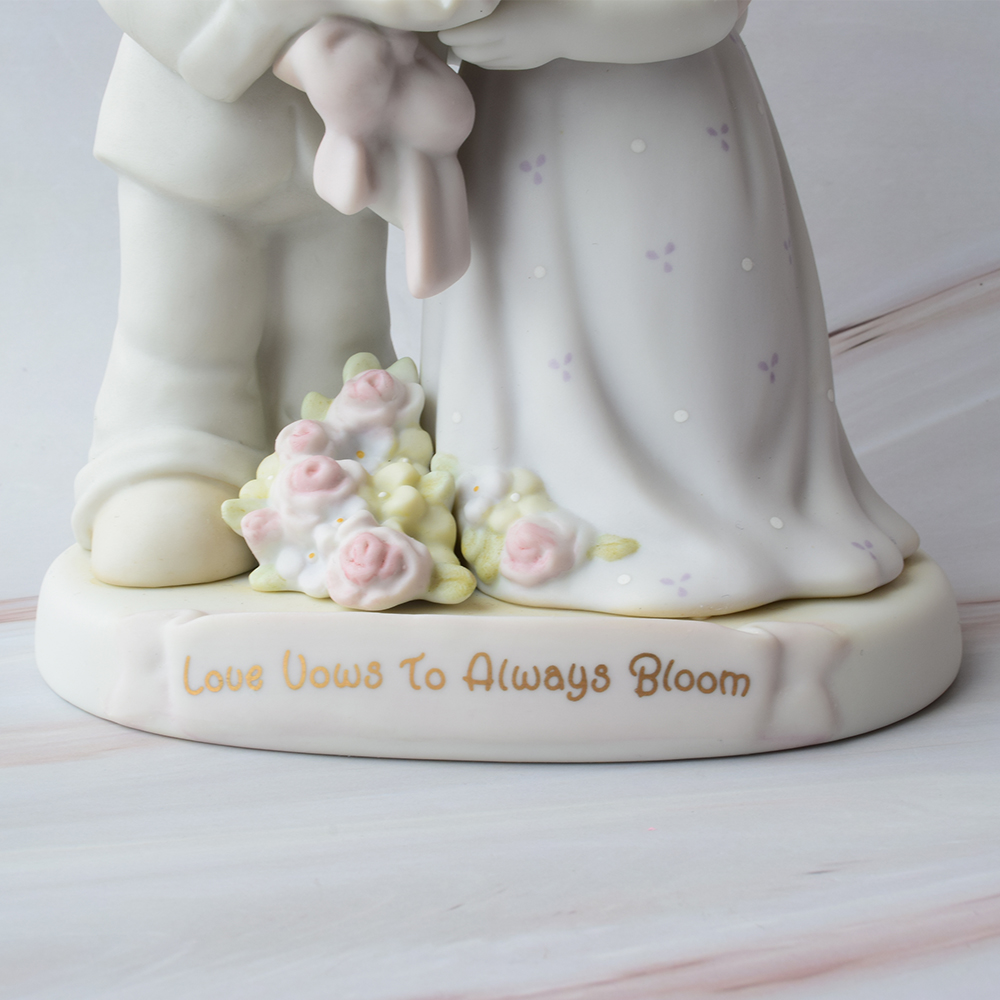 Figura para Pastel de Boda, Grande, Precious Moments, Promesa Sin Fin