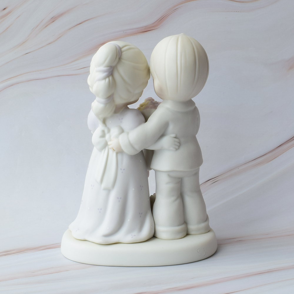 Figura para Pastel de Boda, Grande, Precious Moments, Promesa Sin Fin