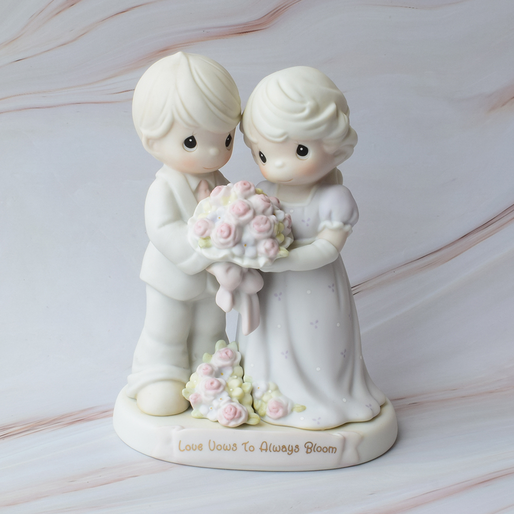 Figura para Pastel de Boda, Grande, Precious Moments, Promesa Sin Fin