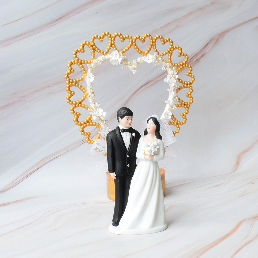 Figura de Pastel para Boda, Porcelana, Amor del Alma