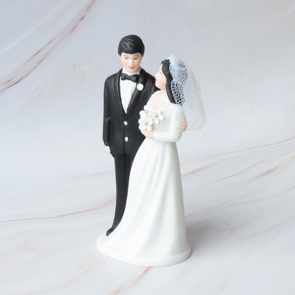 Figura de Pastel de Boda, Porcelana, Romance Eterno
