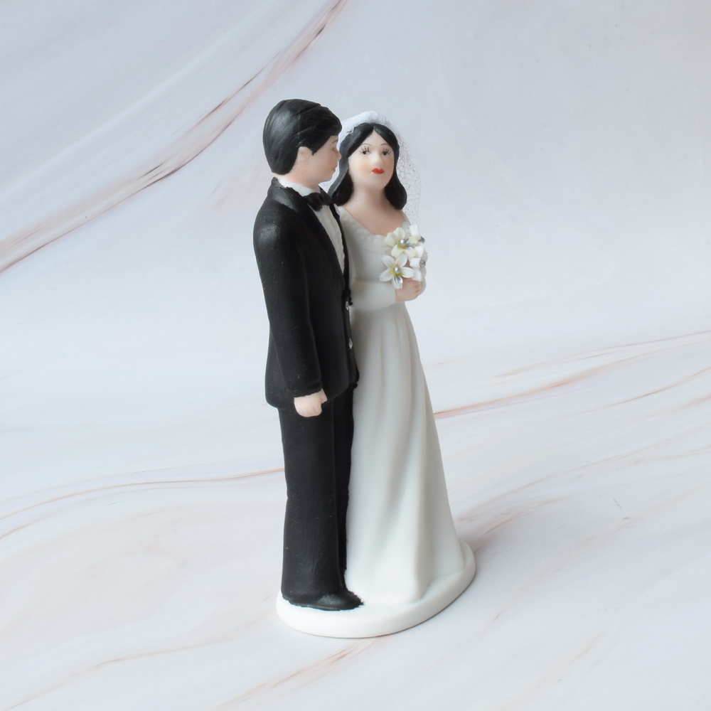 Figura de Pastel de Boda, Porcelana, Romance Eterno
