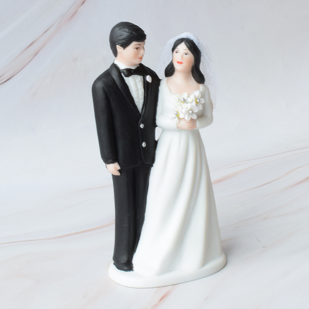 Figura de Pastel de Boda, Porcelana, Romance Eterno