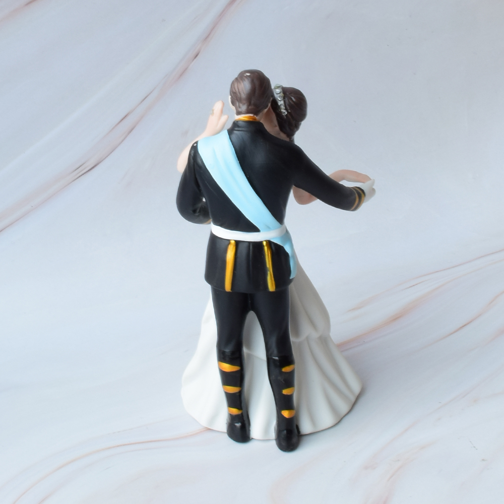 Figura para Pastel de Boda, Porcelana, Príncipe y Princesa