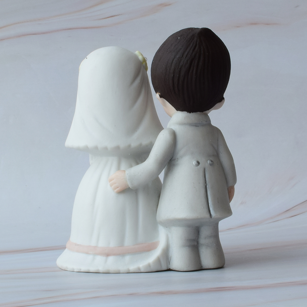 Muñecos para Pastel de Boda, Pequeños, Porcelana, Amor Eterno