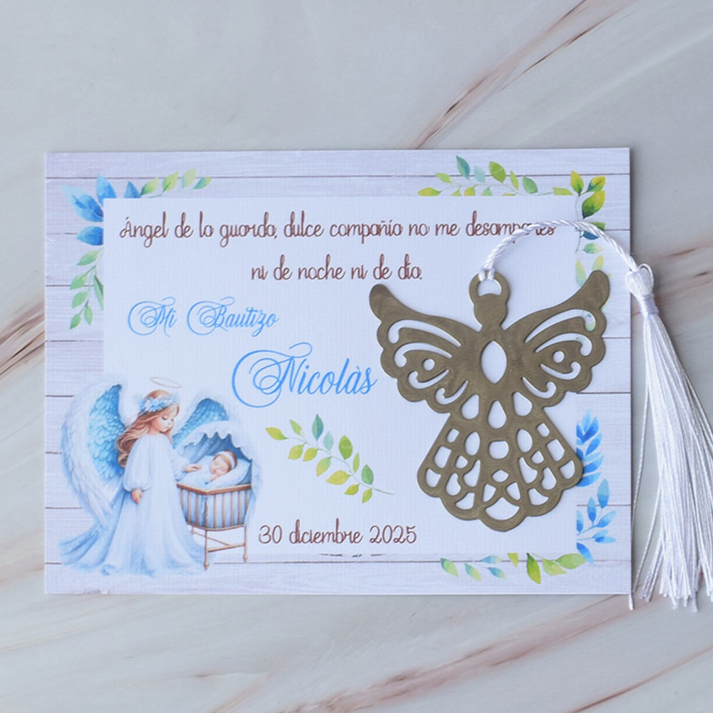 Separador de Libros Ángel de Mi Guarda, Bautizo