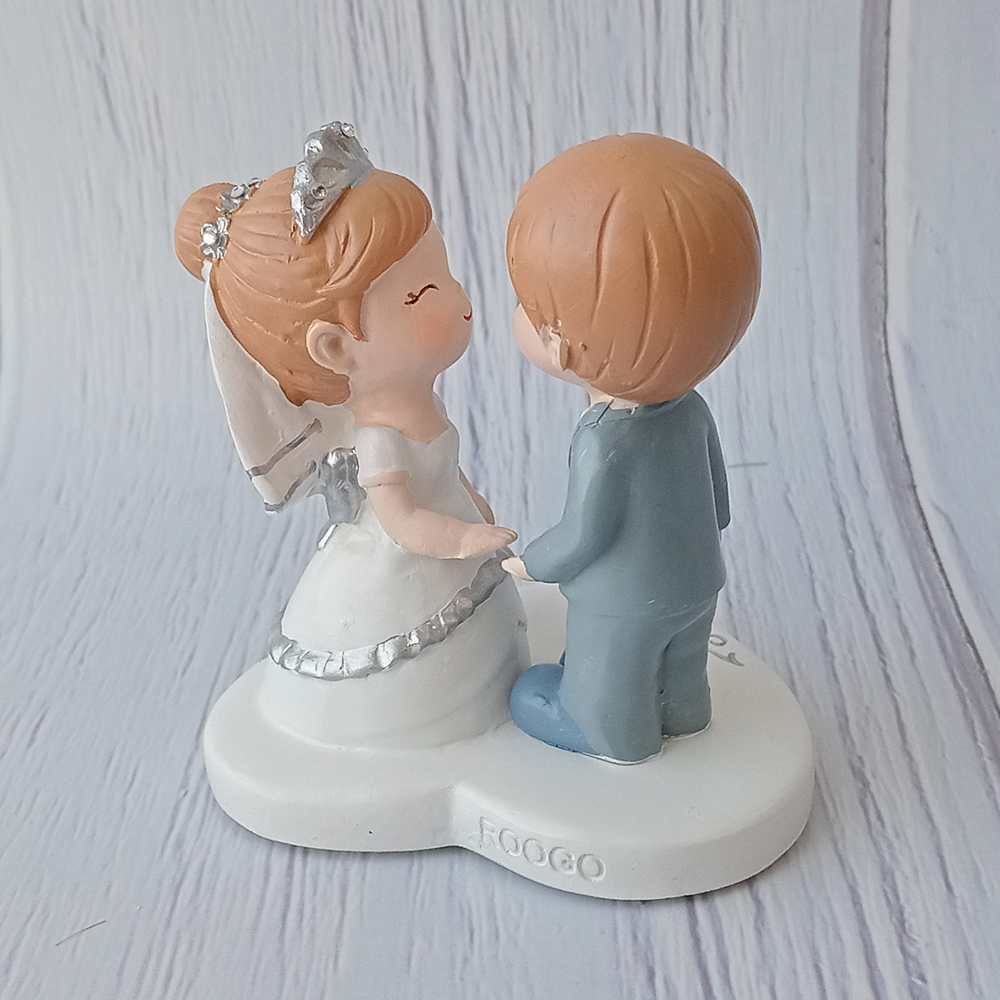 Figura para Pastel de Boda, pequeña, Amor Sincero, Porcelana