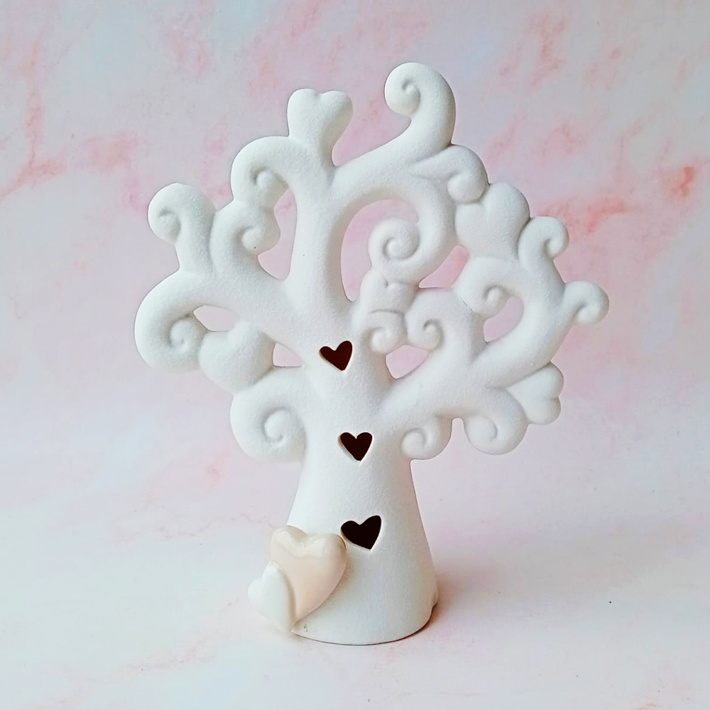 Centro de mesa para Boda con luz, Árbol del Amor