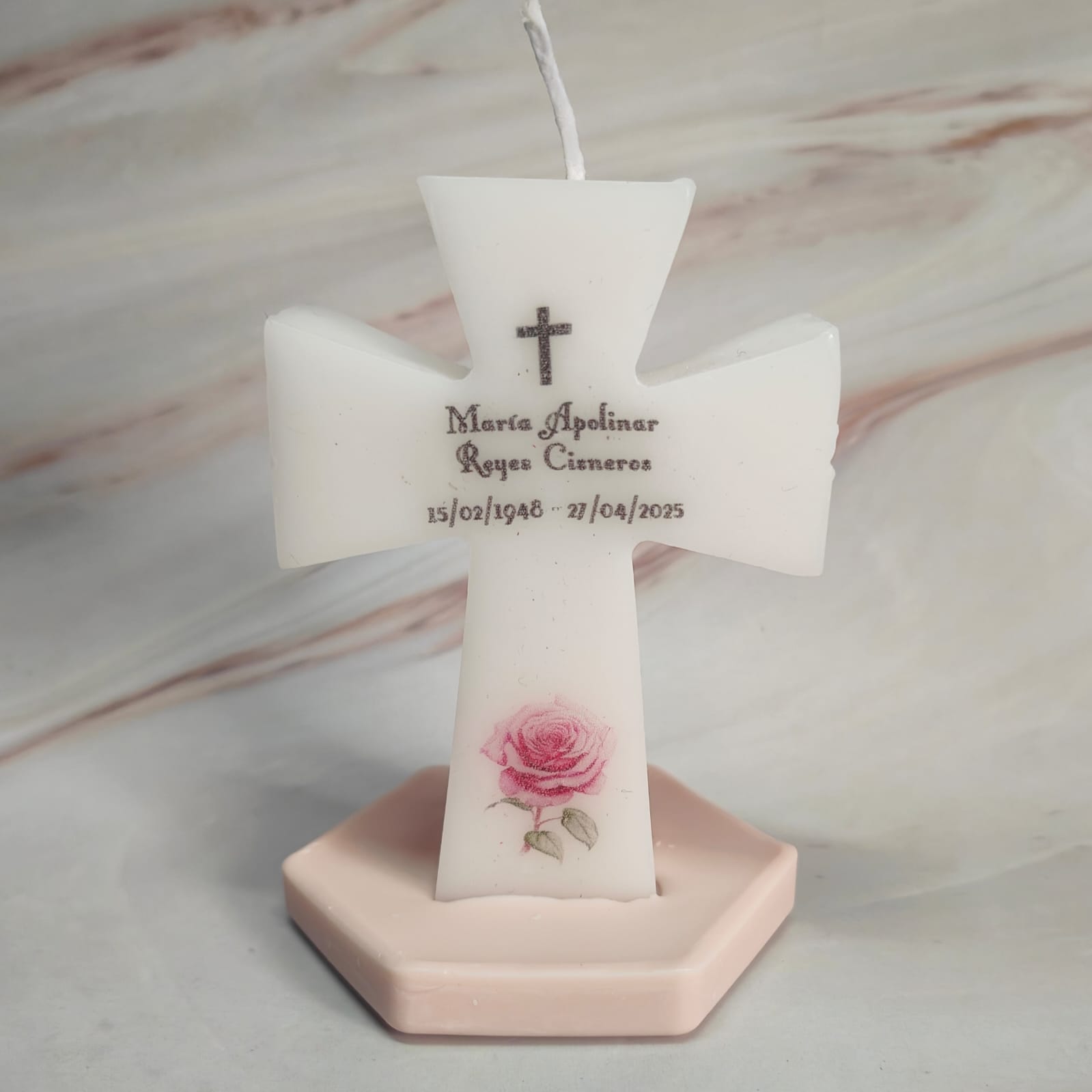 Vela de cruz, recuerdo luctuoso