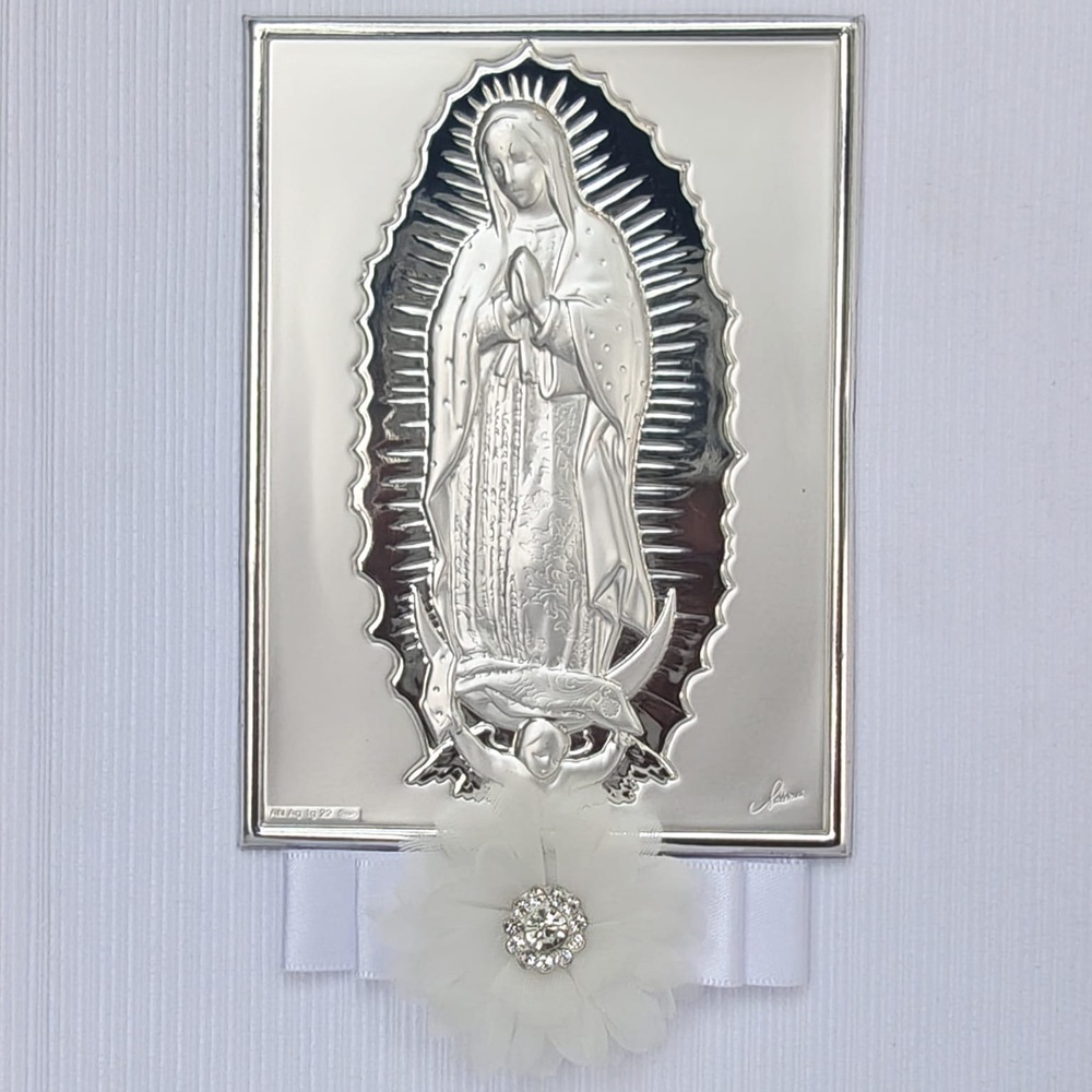 Biblia Grande Virgen de Guadalupe en Plata Italiana, Straubinger