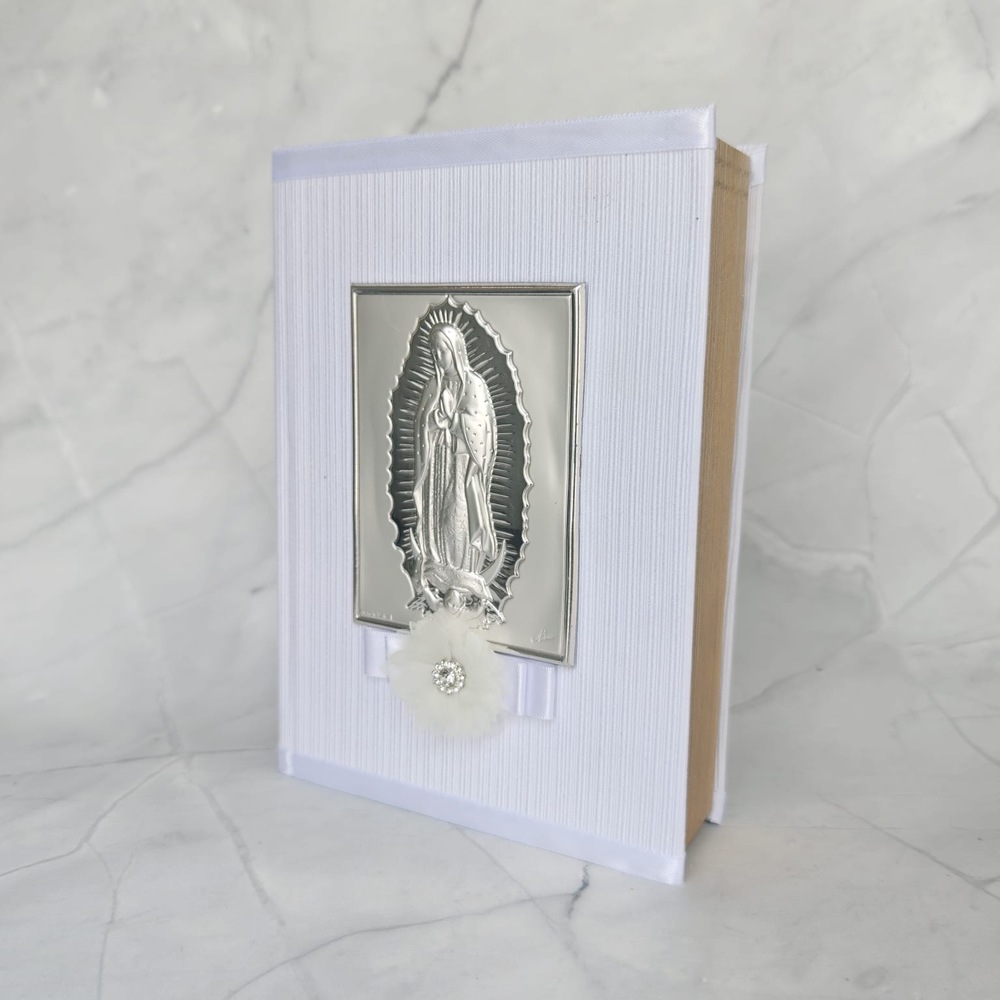Biblia Grande Virgen de Guadalupe en Plata Italiana, Straubinger