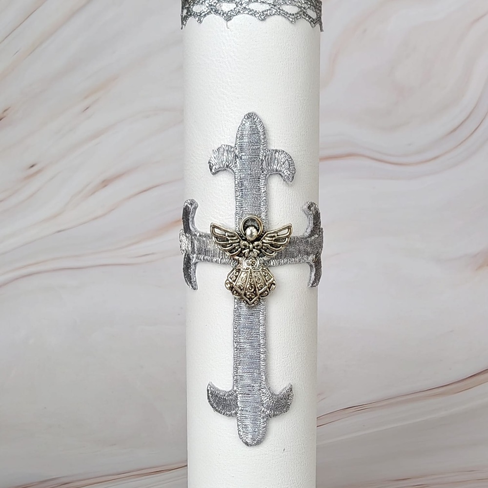 Kit de bautizo Ángel de la Guarda Aplicación de Metal