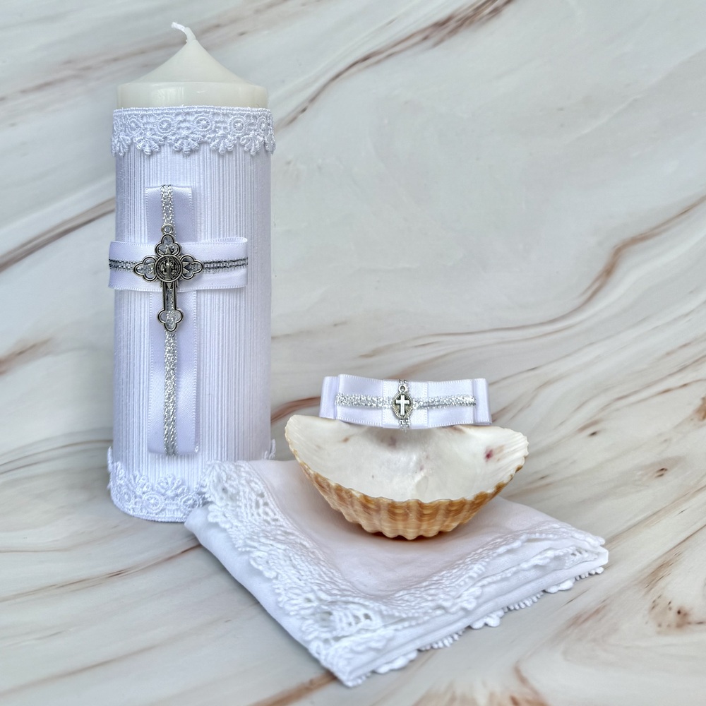 Kit de Bautizo Cruz de San Benito