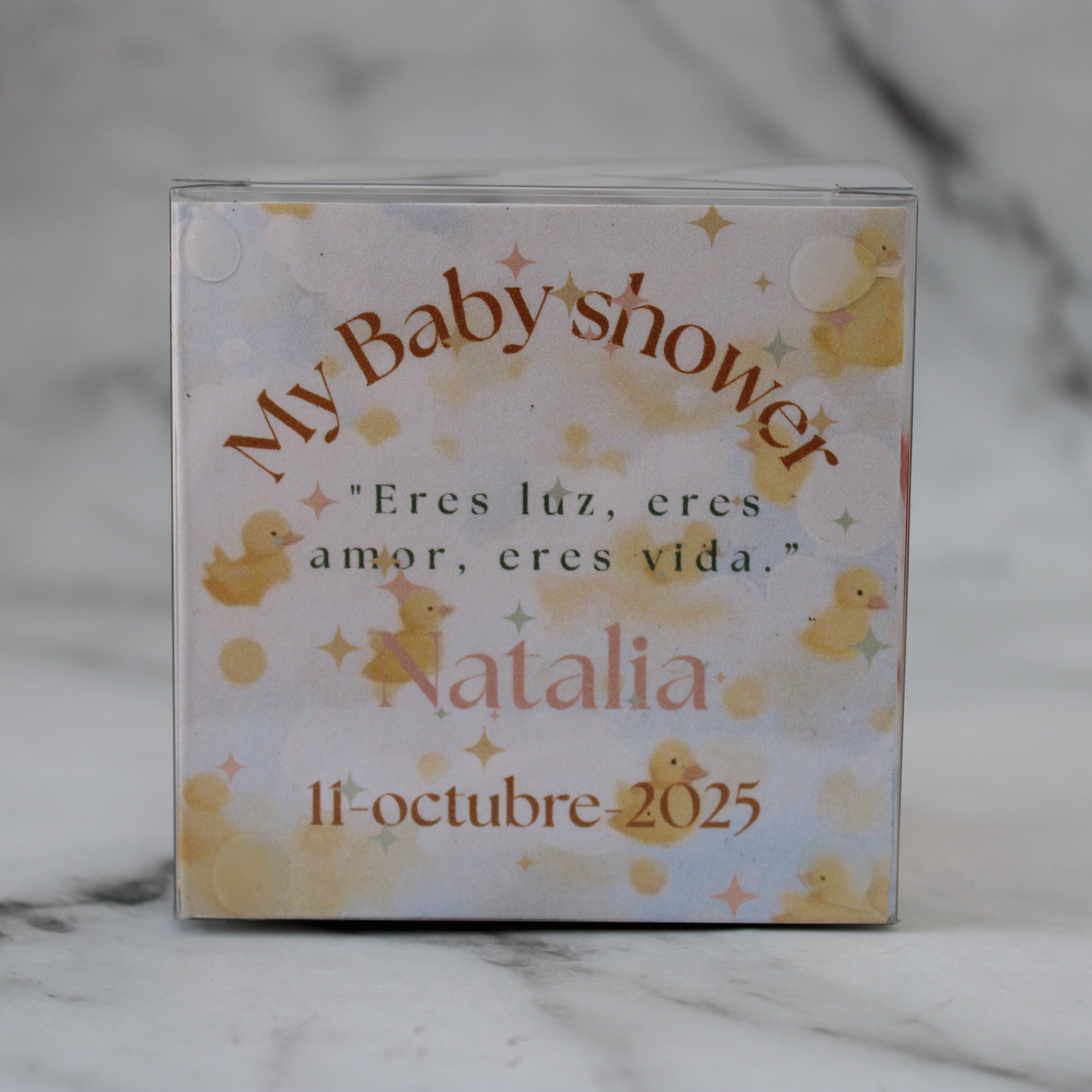 Recuerdo Baby Shower Vela de Patito