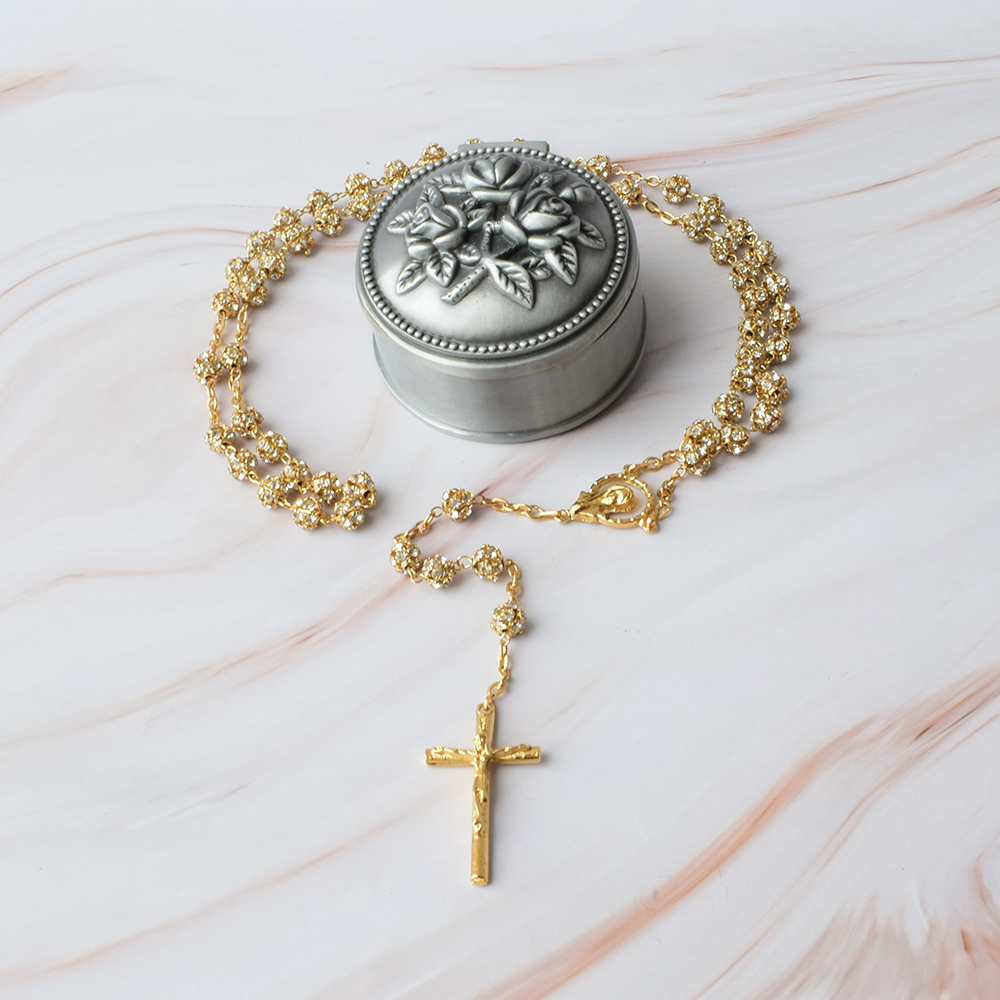 Cofre con Rosario Para Boda, Helena