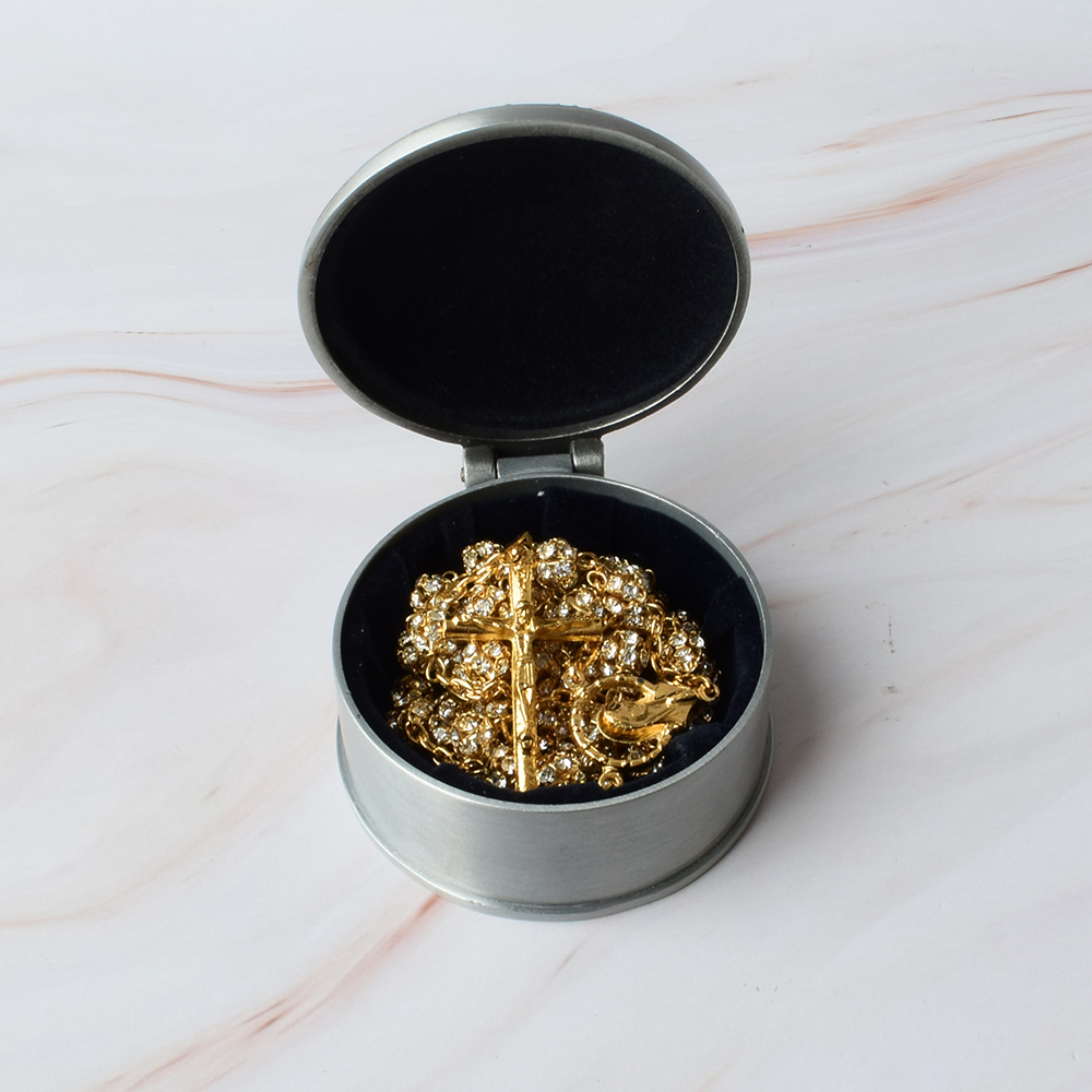 Cofre con Rosario Para Boda, Helena