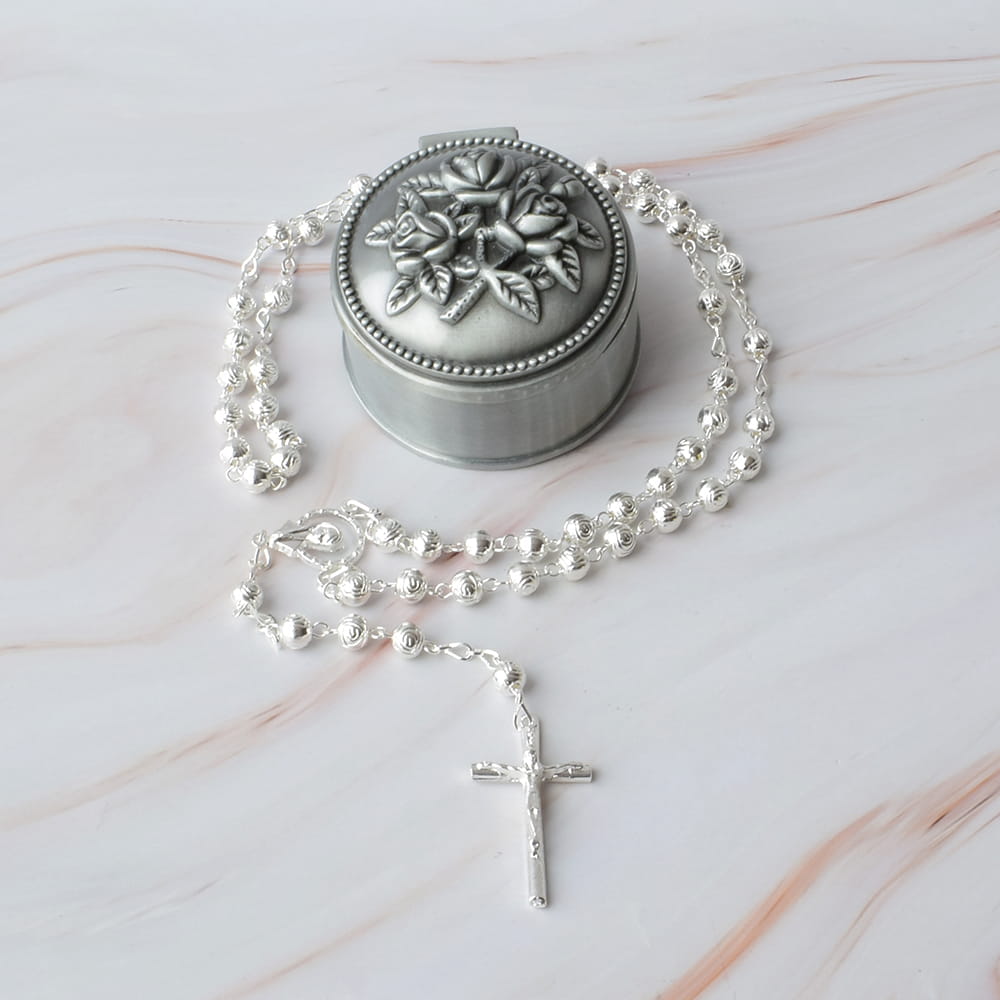 Cofre con Rosario Para Boda, Helena