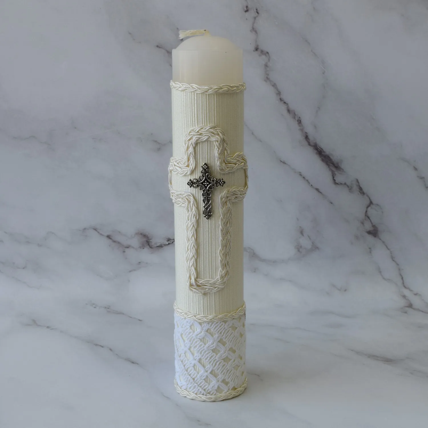 Kit de Bautizo Cruz trenzada