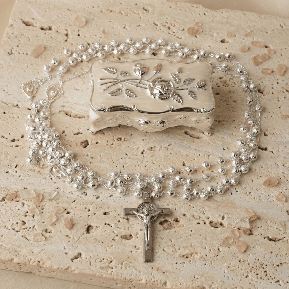 Lazo para boda Rose San Benito con cofre Iris