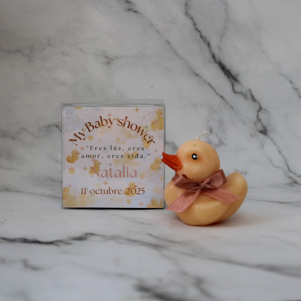 Recuerdo Baby Shower Vela de Patito