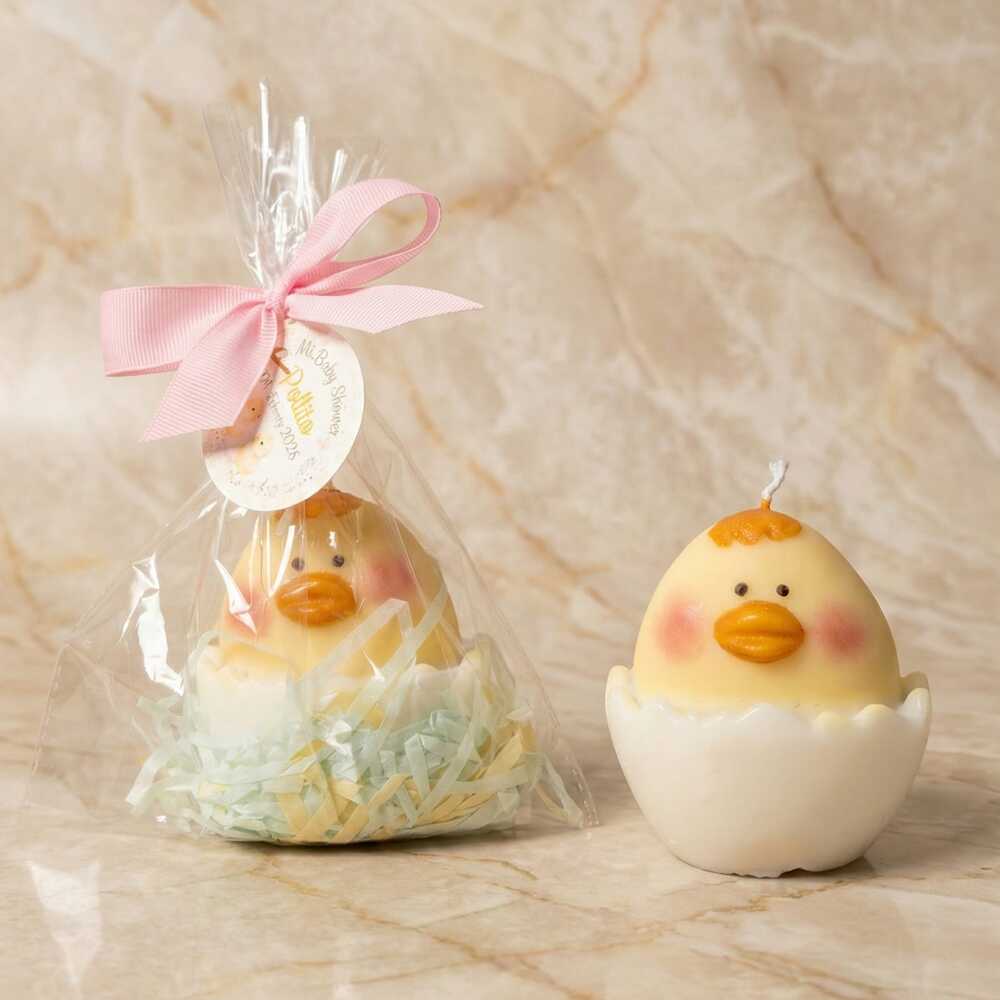 Recuerdo de Baby Shower Vela de Pollito