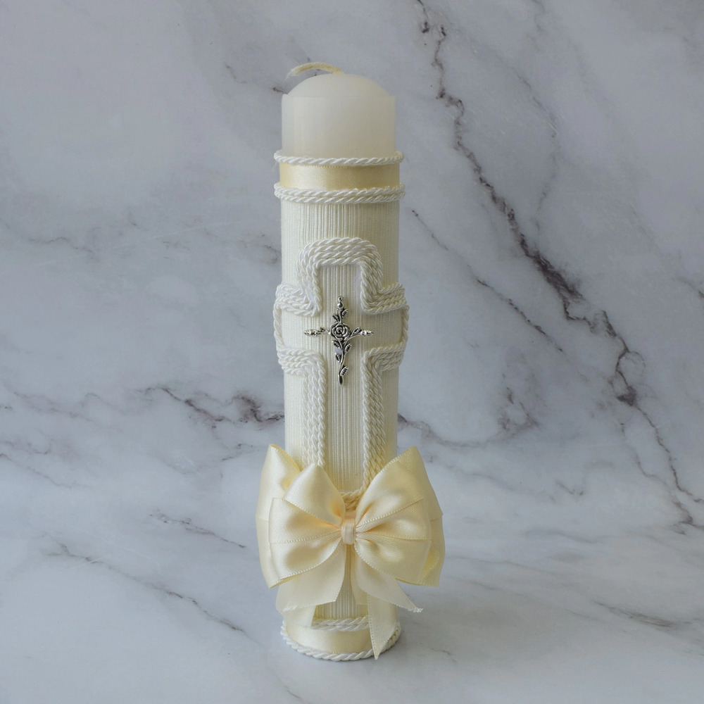 Kit de Bautizo Cruz de Rosa