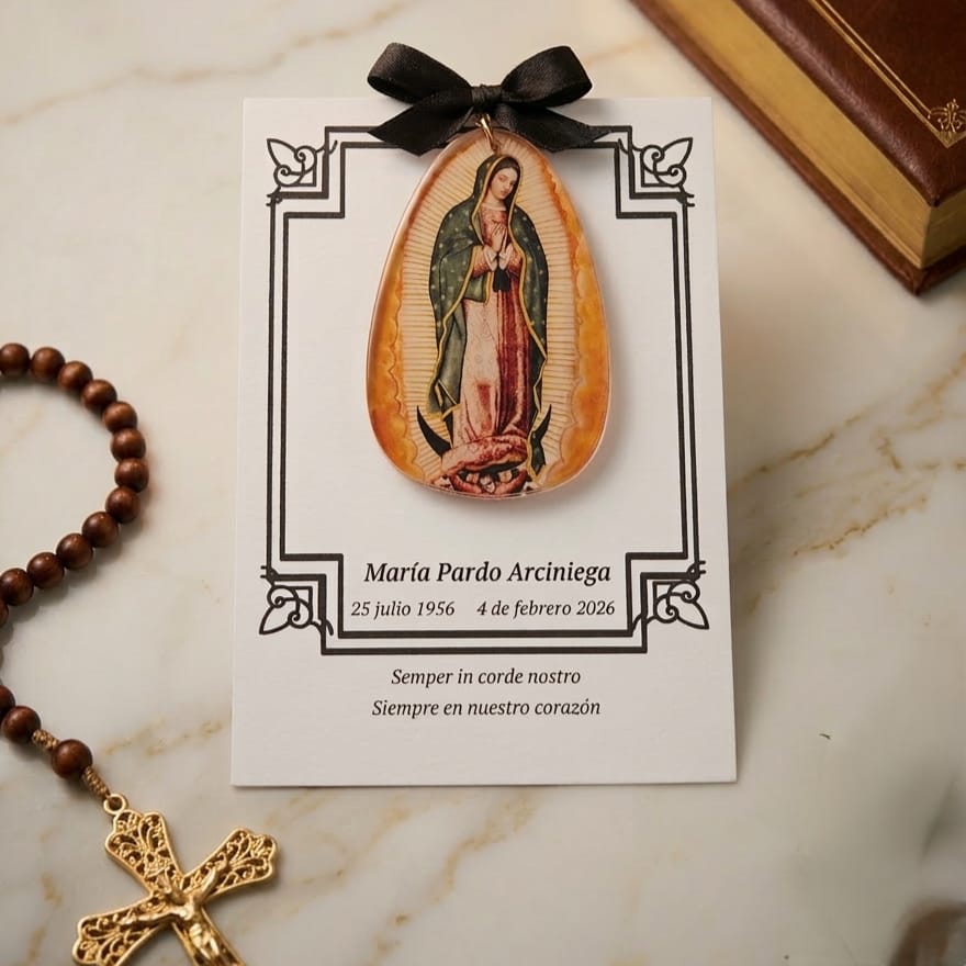 Llavero para Recuerdo Luctuoso, Abrazo de Cielo