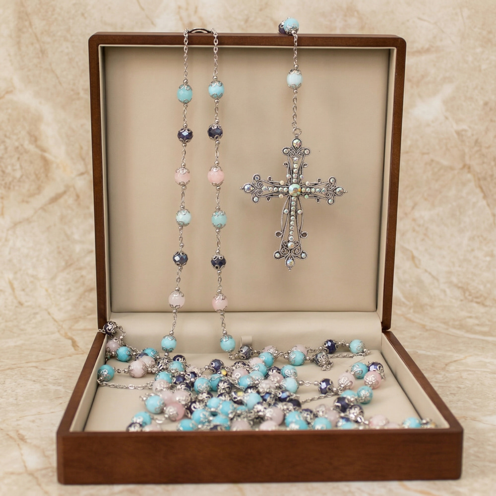 Lazo Eterna Promesa con estuche de Nogal