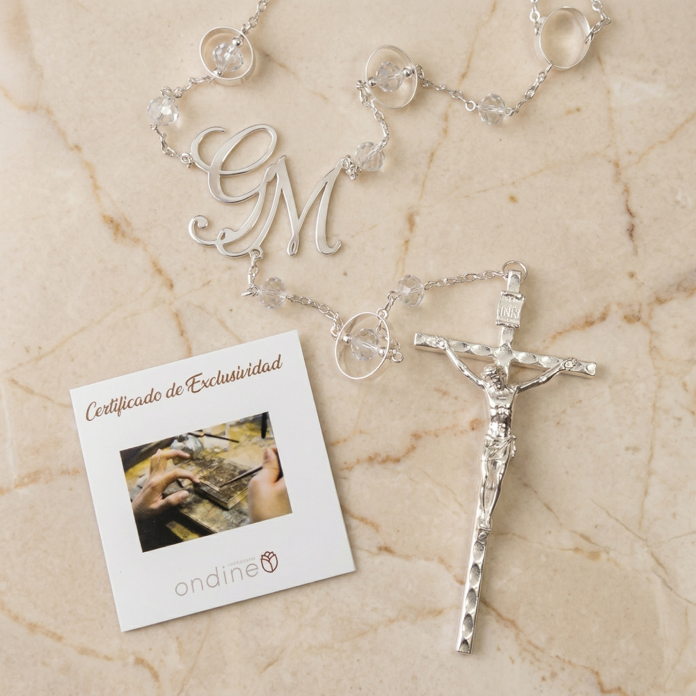 Lazo de boda Eternity personalizado con cruz italiana Certificado de Exclusividad.