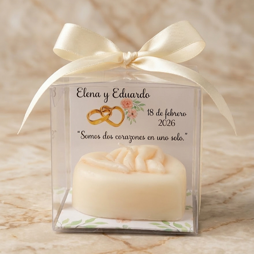 Recuerdo de Boda, Vela Corazón Amor Eterno