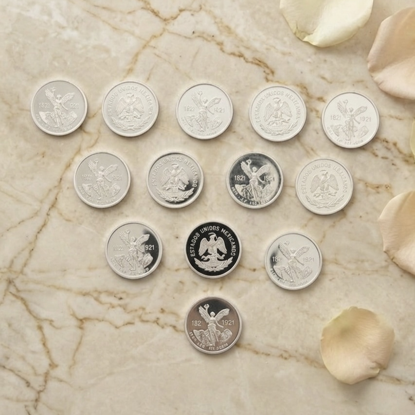 Arras de Boda Centenario 1.5 mm Plata .999