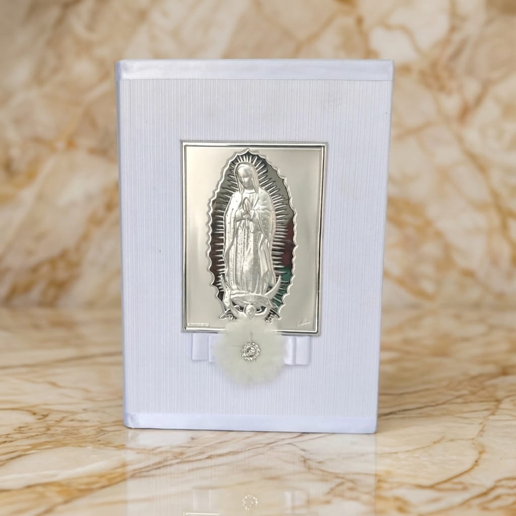 Biblia Grande Virgen de Guadalupe en Plata Italiana, Straubinger