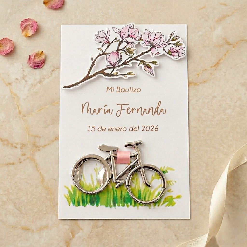 Destapador Bici personalizado niña